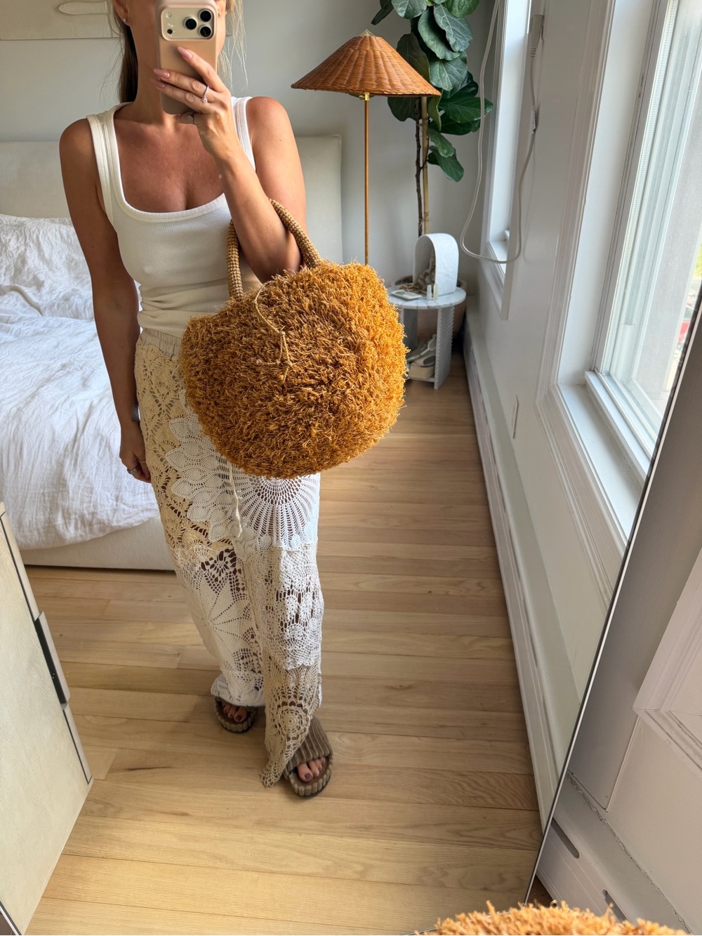 Sans Arcidet Straw Bag